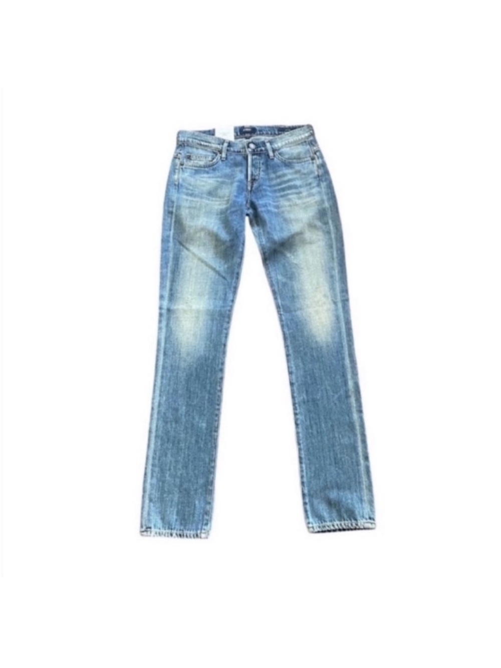 Agolde Jeane NWT casual straight button fly denim blue jean cotton boho size 24